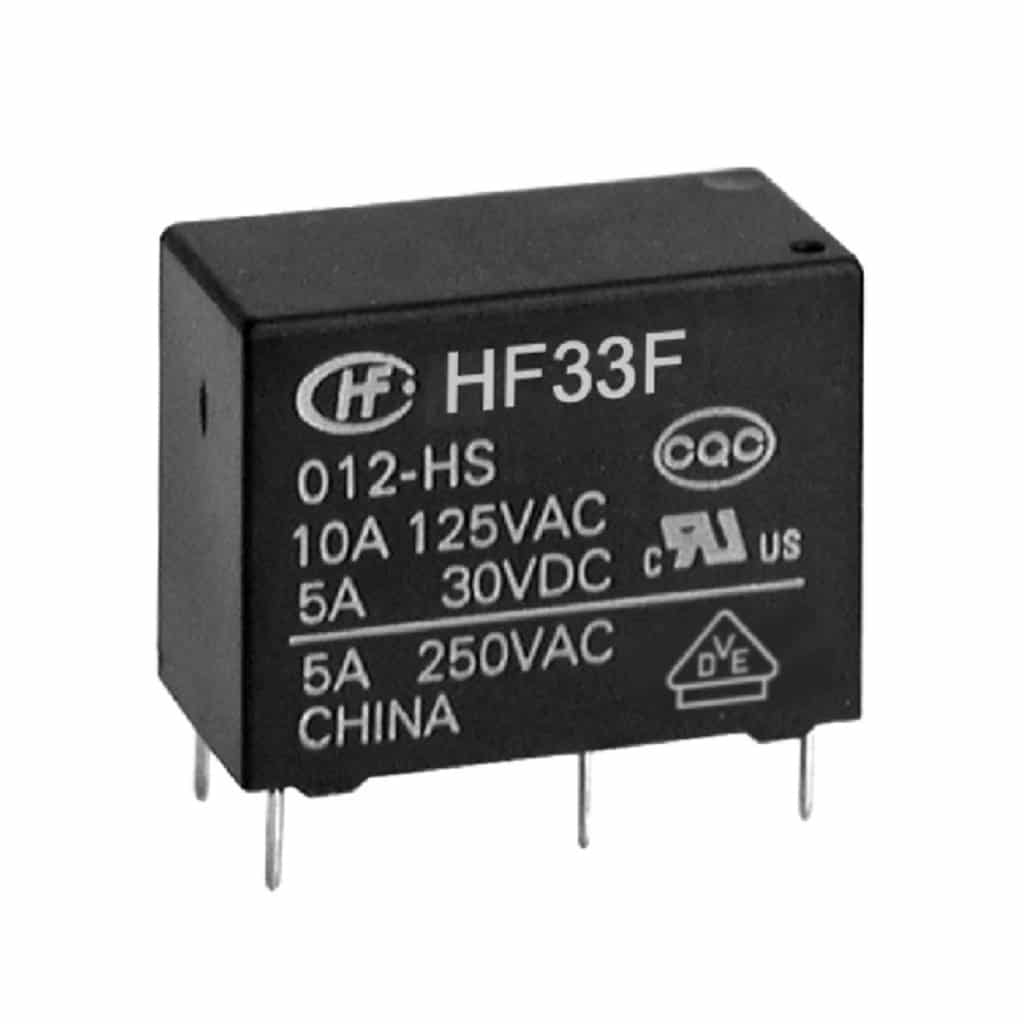 HF33F - 10amp Single Pole Relay - Easby Electronics