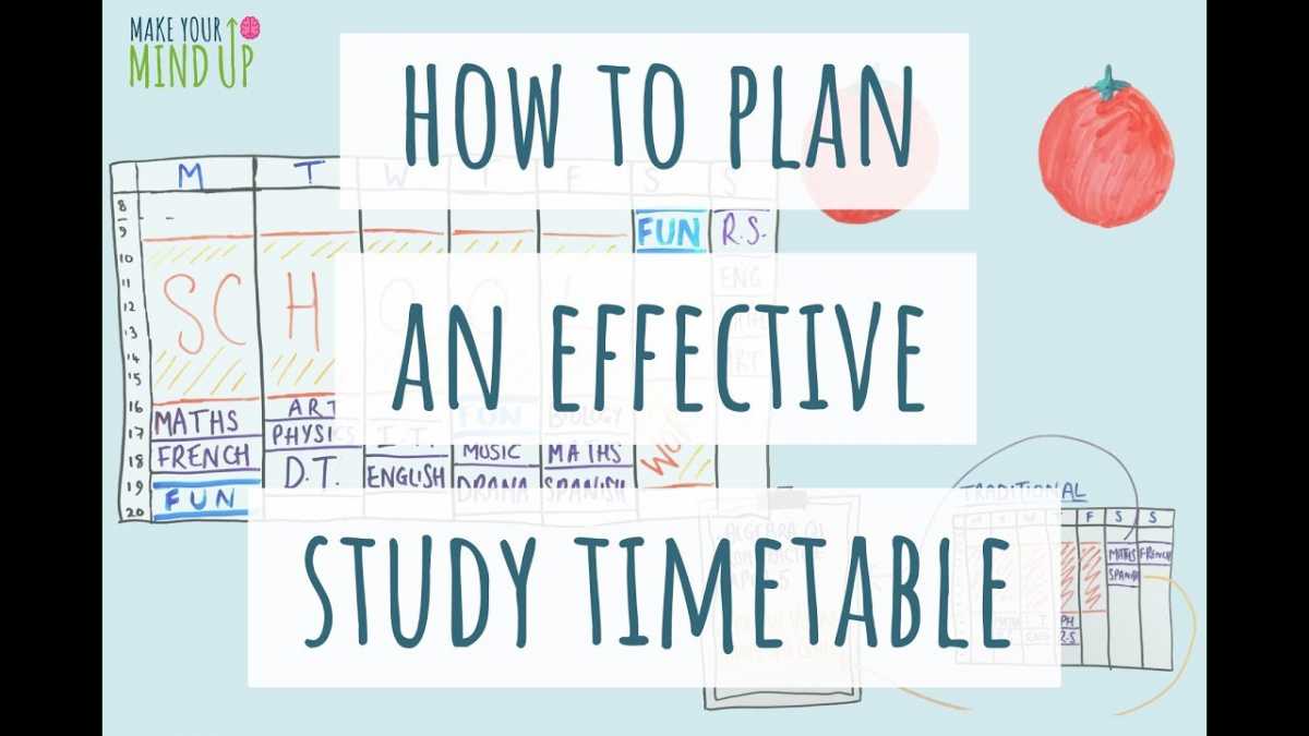 Tips To Make An Effective Study TimeTable For Students
