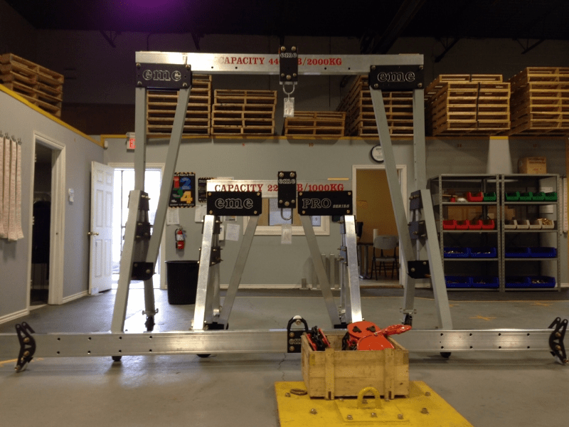 Aluminum Gantry Cranes Easily Moved Equipment (eme)
