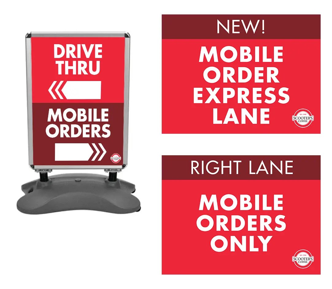 Scooter's Coffee. Stand Alone Signs DEPRECATED