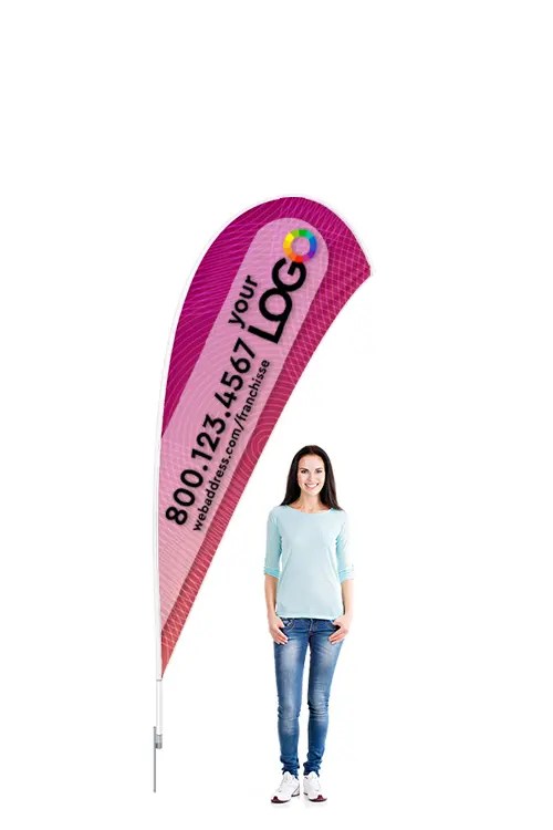 Pinnacle Real Estate. Teardrop Flags