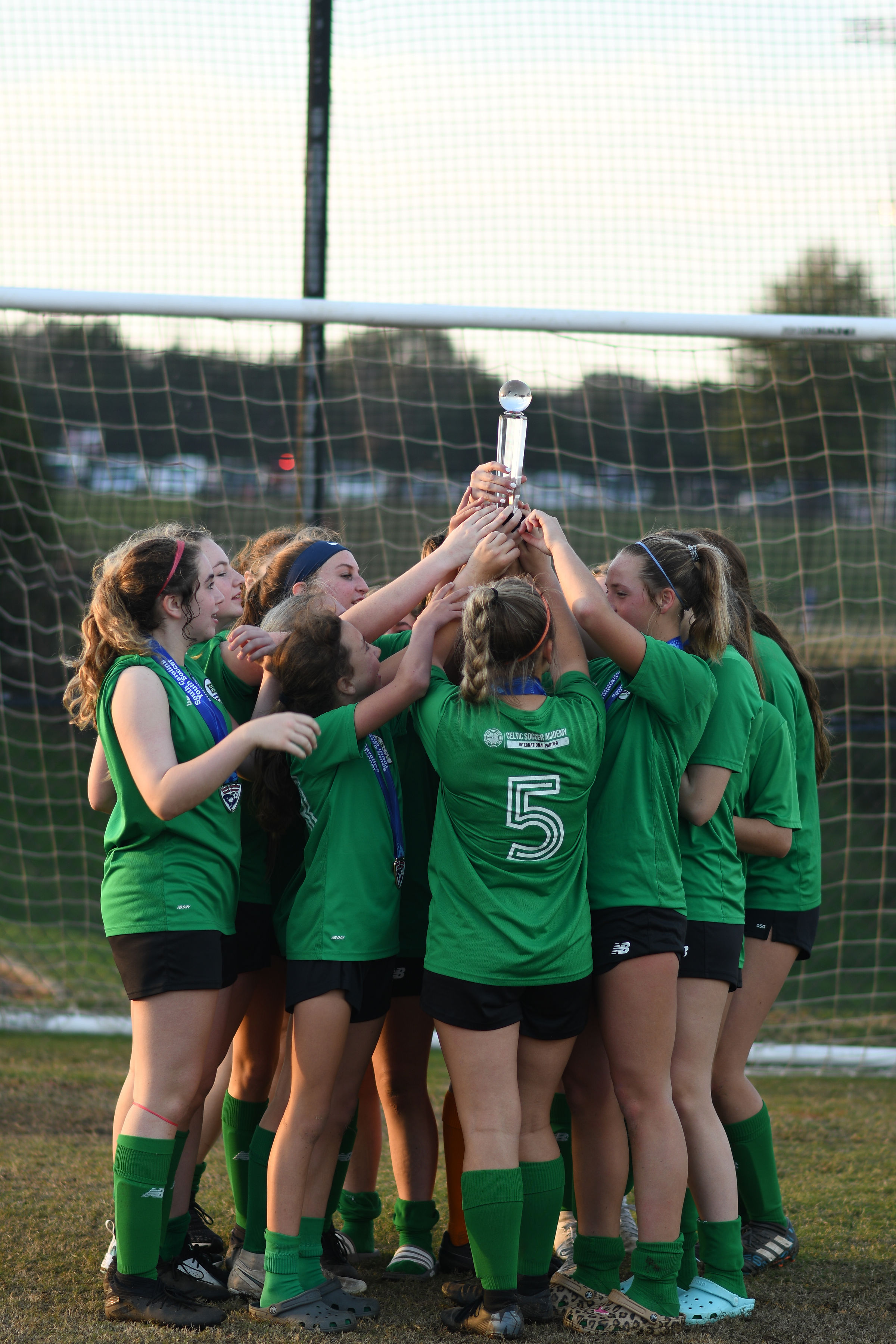 Easley Soccer Club ESC 05/06 Girls win the 2020 SC State Presidents Cup