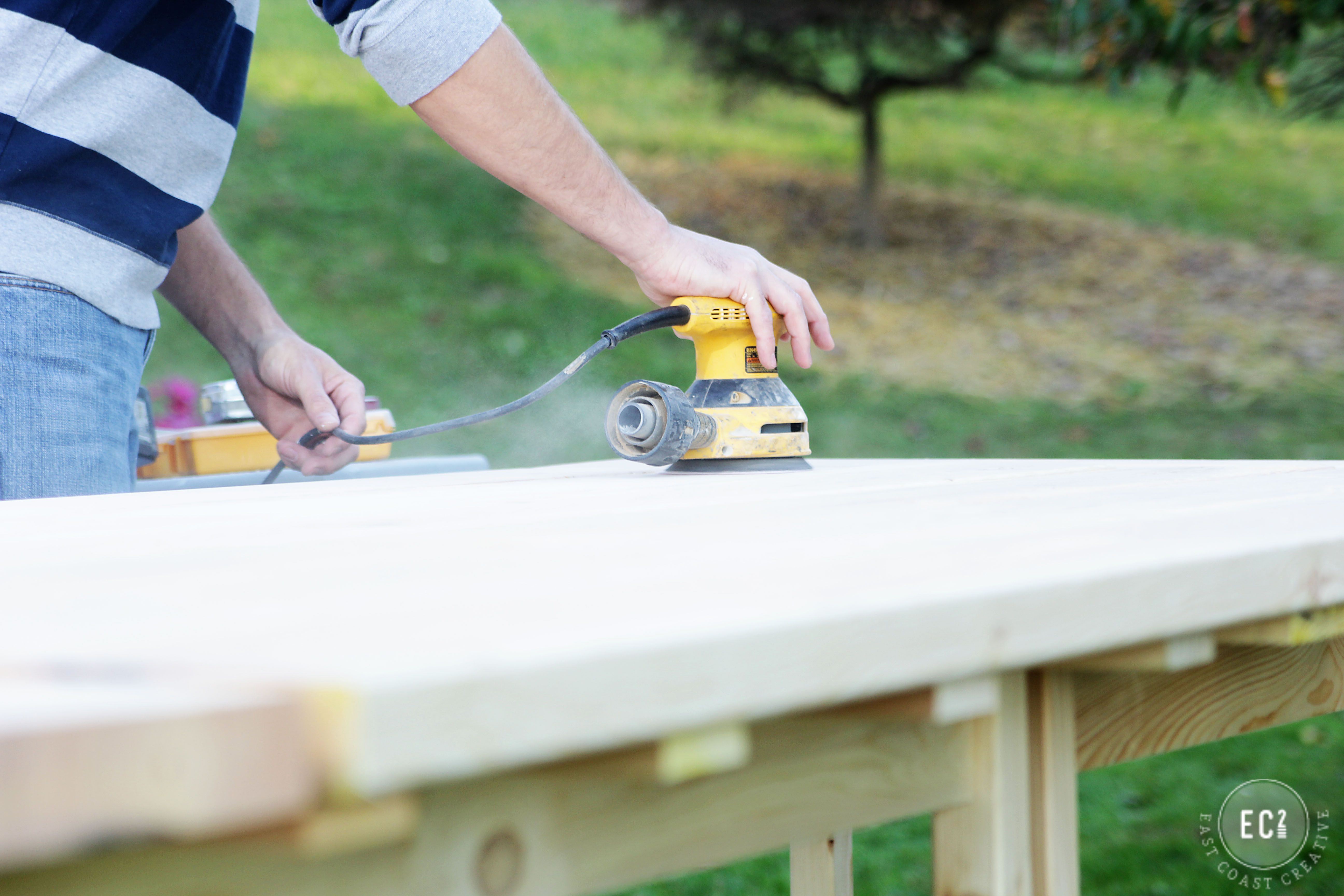 IKEA HACK Build a Farmhouse Table the Easy Way! East Coast Creative