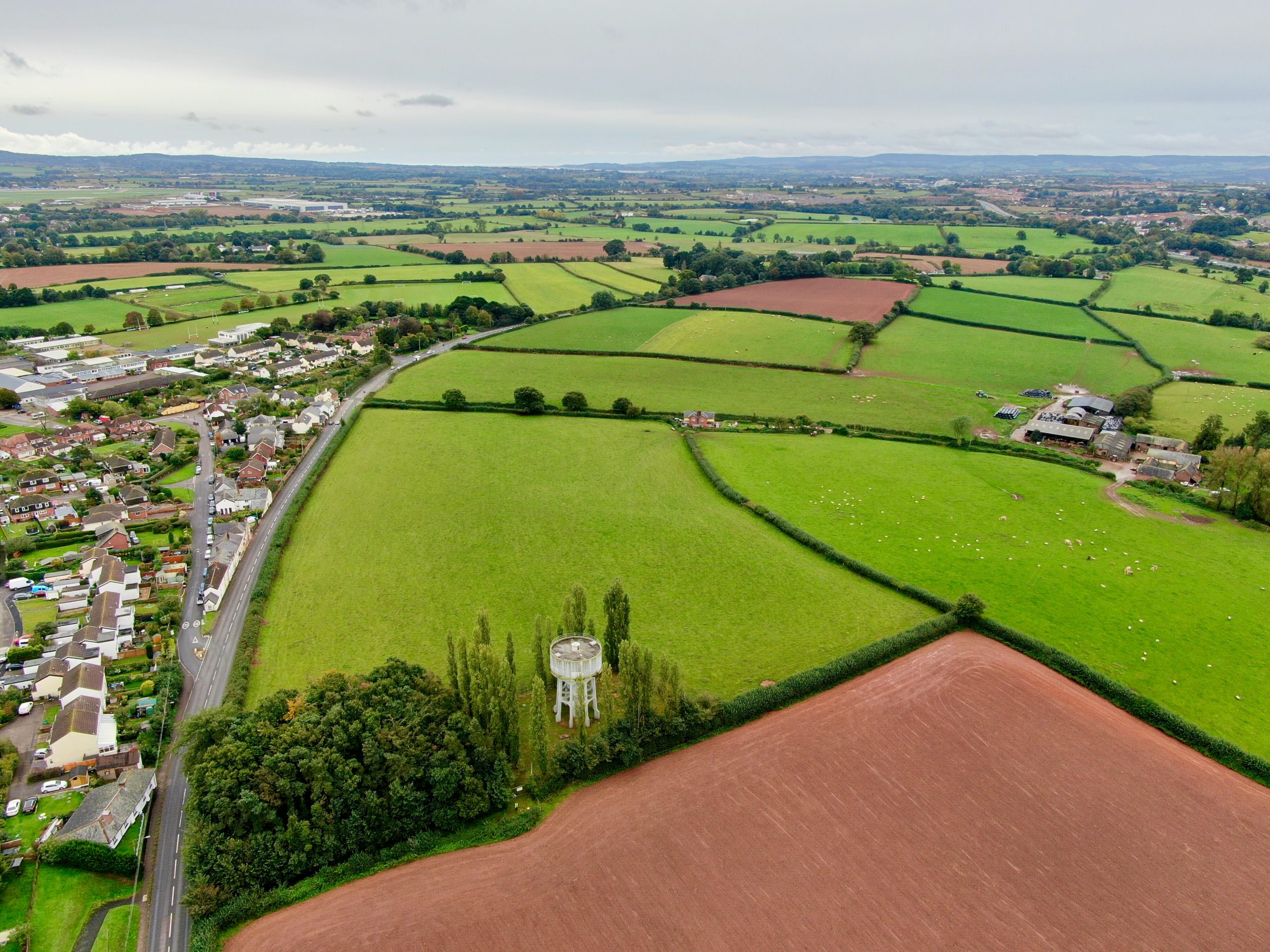 Buy stunning views and your own water tower at Broadclyst for under £40k
