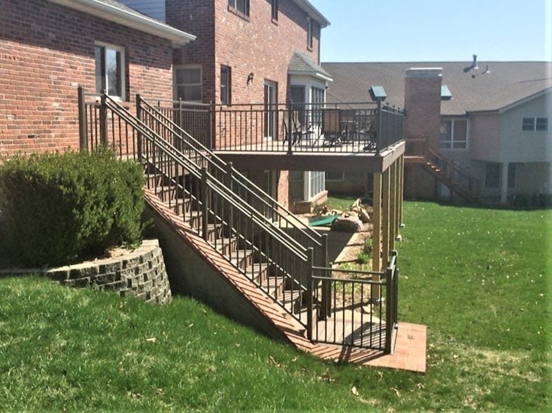 deckingMaint Free Deck, Alum Rail Easter Fence St. Louis
