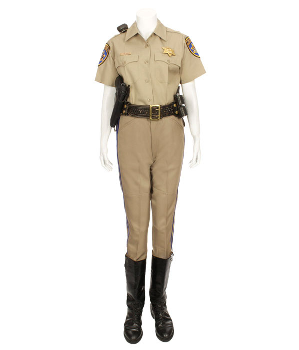 California Highway Patrol Officer, Female Motorcycle Officer Eastern