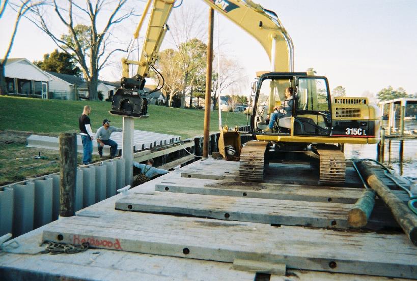 New Vinyl Bulkhead Eastern Pile Driving, LLC