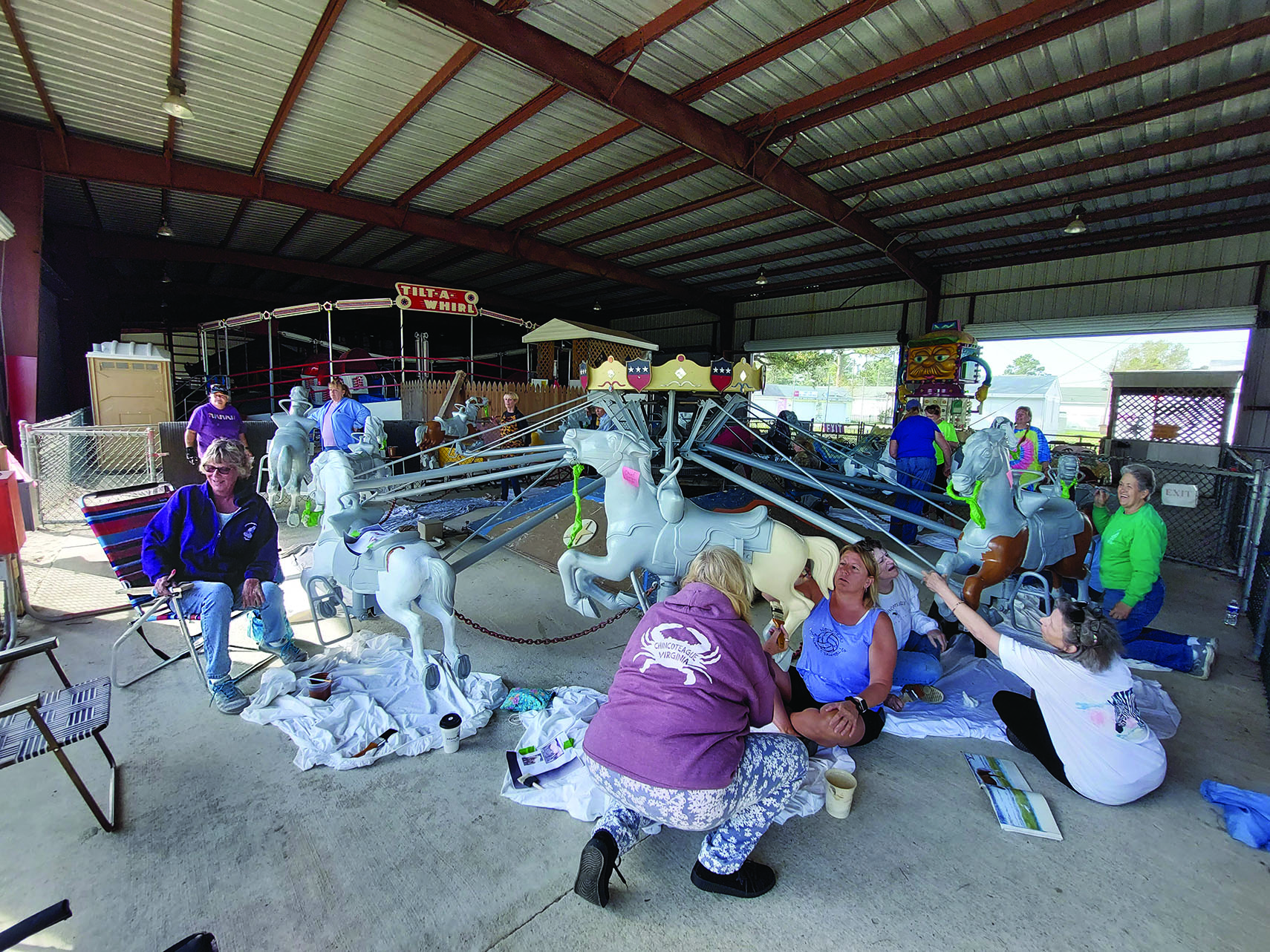 Chincoteague (Carousel) Ponies Get Facelift From Friends Group Eastern Shore Post
