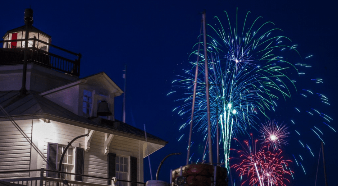 4th of July Celebration Fireworks in St. Michaels on Saturday the 6th