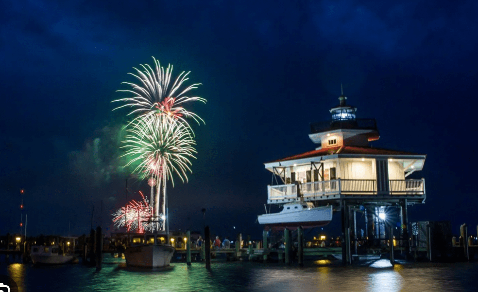 4th of July Fireworks in Cambridge Eastern Shore Vacation Rentals