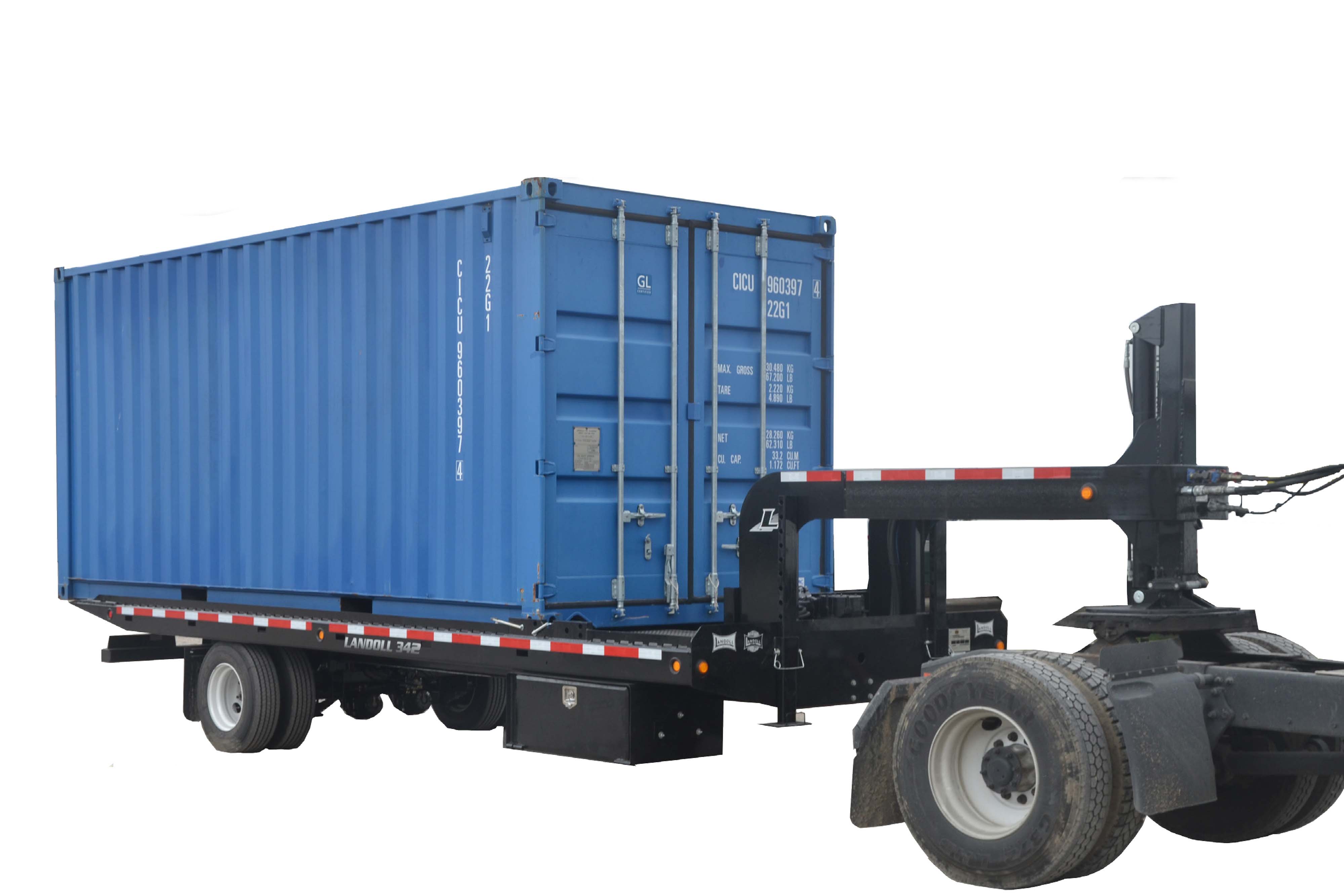 Landoll Model 342 Container Trailer JerrDan, Landoll, New & Used