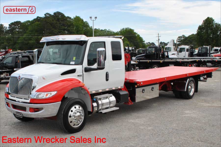 2019 International Extended Cab with 24ft JerrDan 8.5 Ton Carrier and