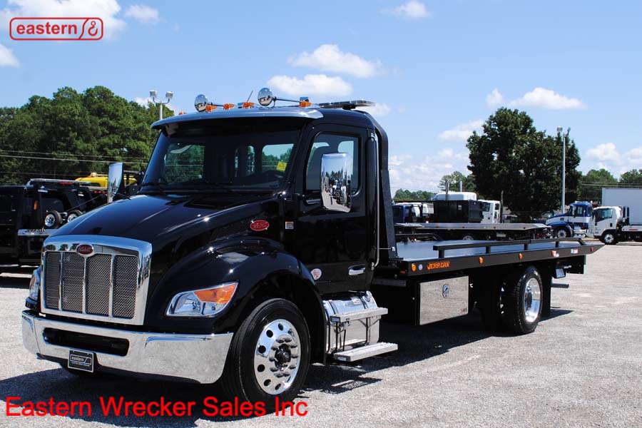 2024 Peterbilt 536 Air Brake Air Ride with 22ft JerrDan Steel Carrier