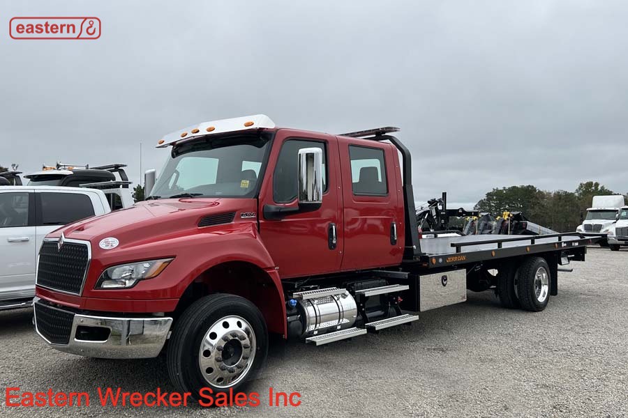 2024 International MV607 Crew Cab with 22ft JerrDan SRR6TWLP Steel