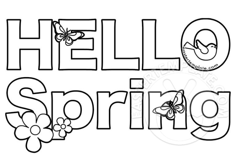 Hello Spring Easter Template