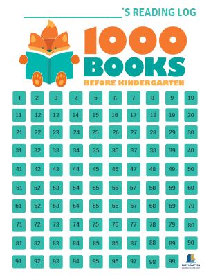 1000 Books Before Kindergarten - East Hampton Public Library