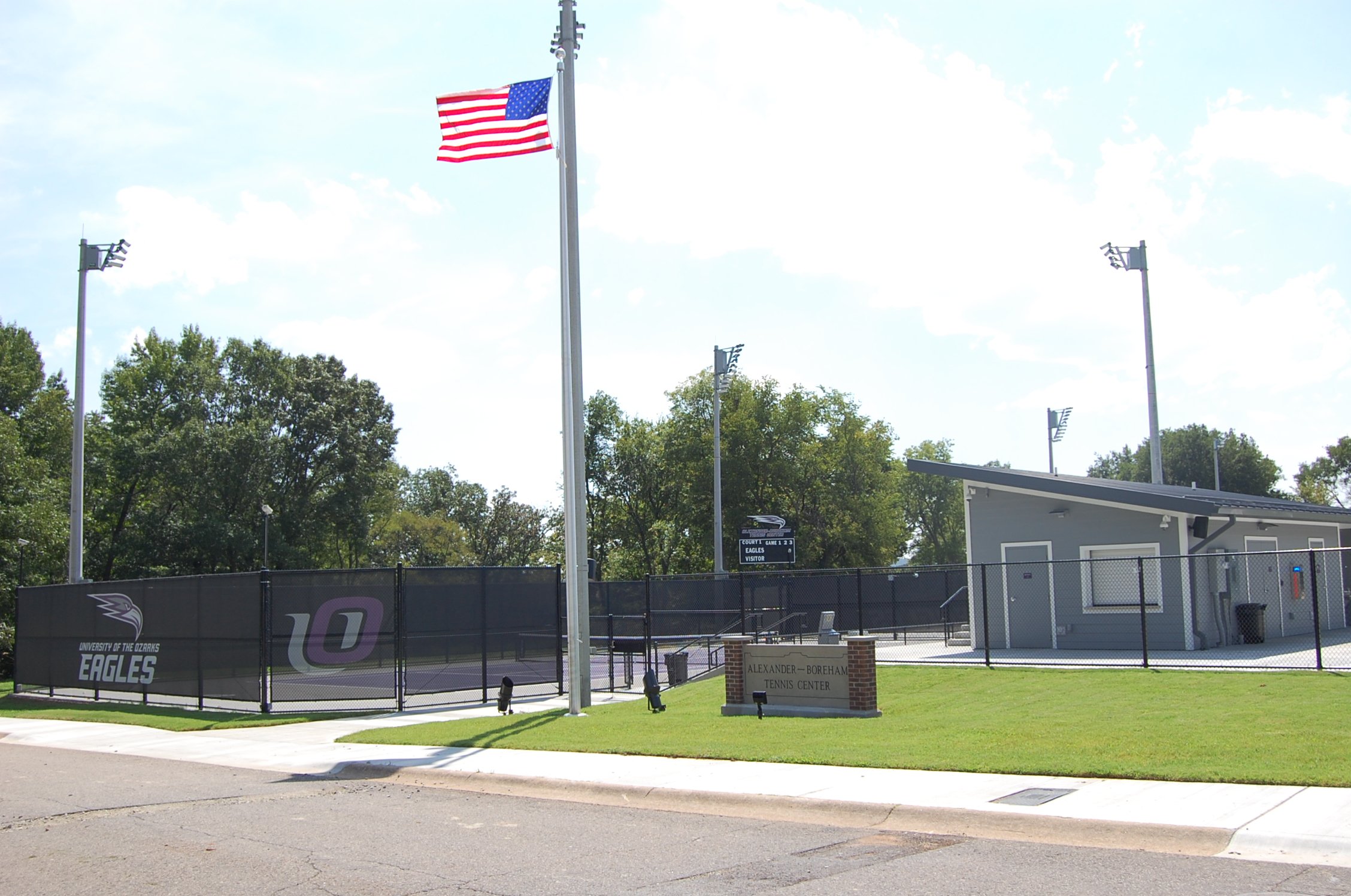 University of the Ozarks Athletics Phase I Tennis Courts East