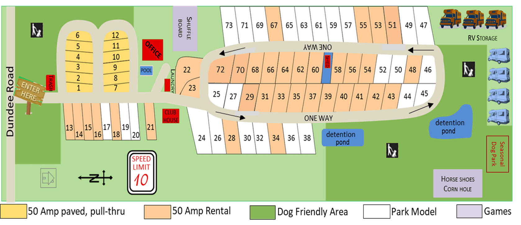 Park Map East Haven RV Park