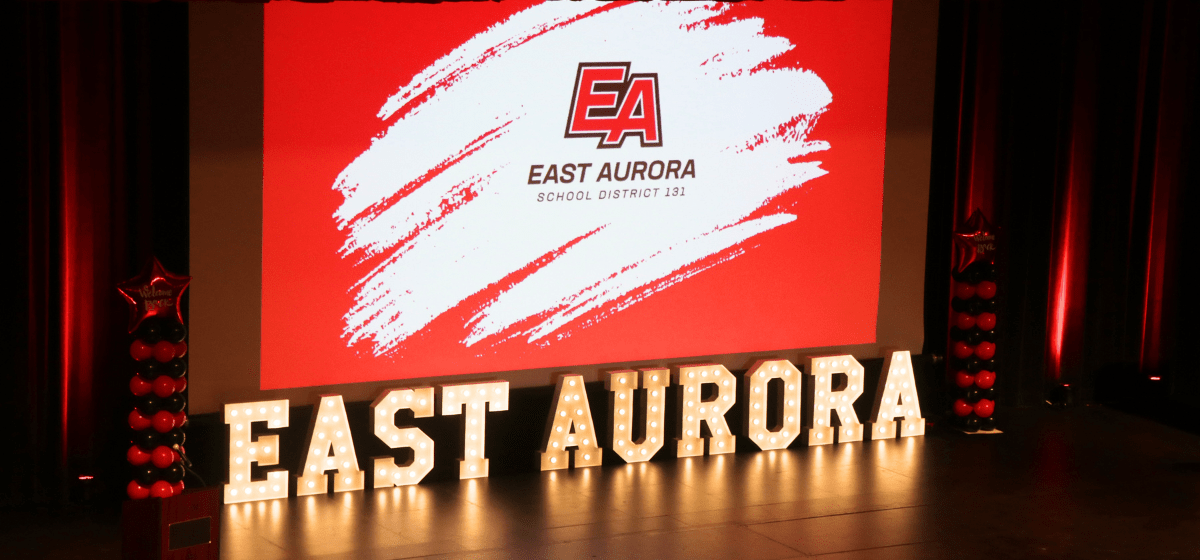 East Aurora High School East Aurora Back Staff at Annual Red