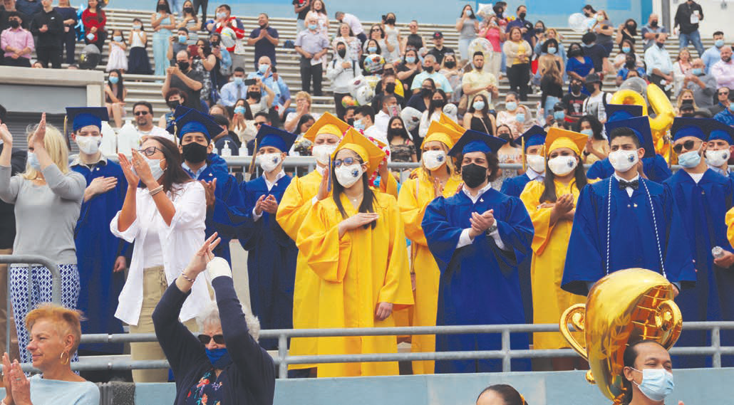 East Boston High School Class of 2021 Graduated at East Boston Stadium