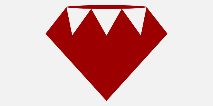 How to draw a ruby in Inkscape