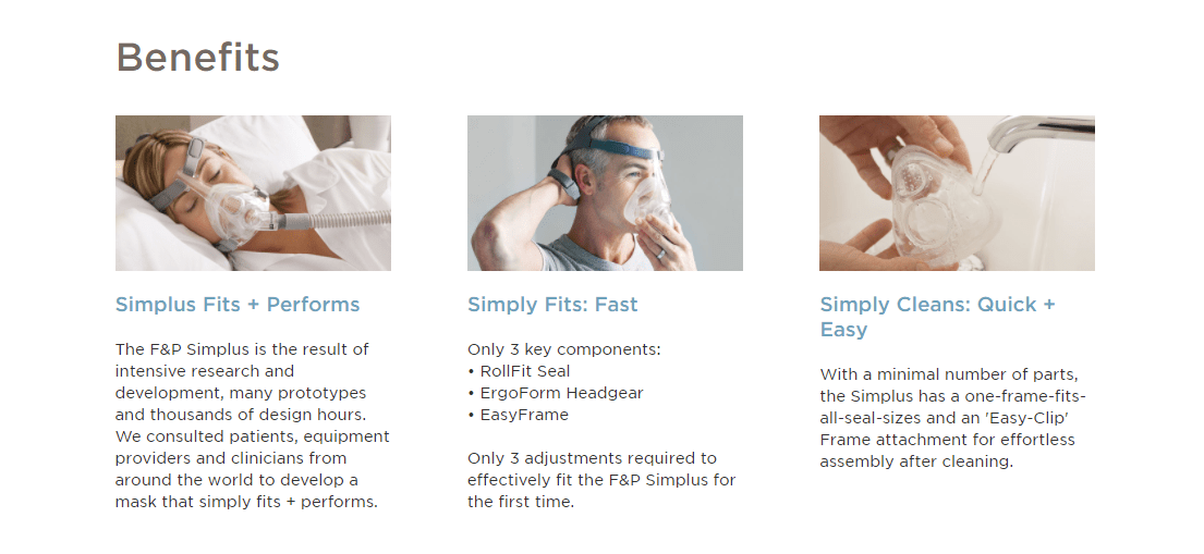 F&P Simplus™ Full Face Mask