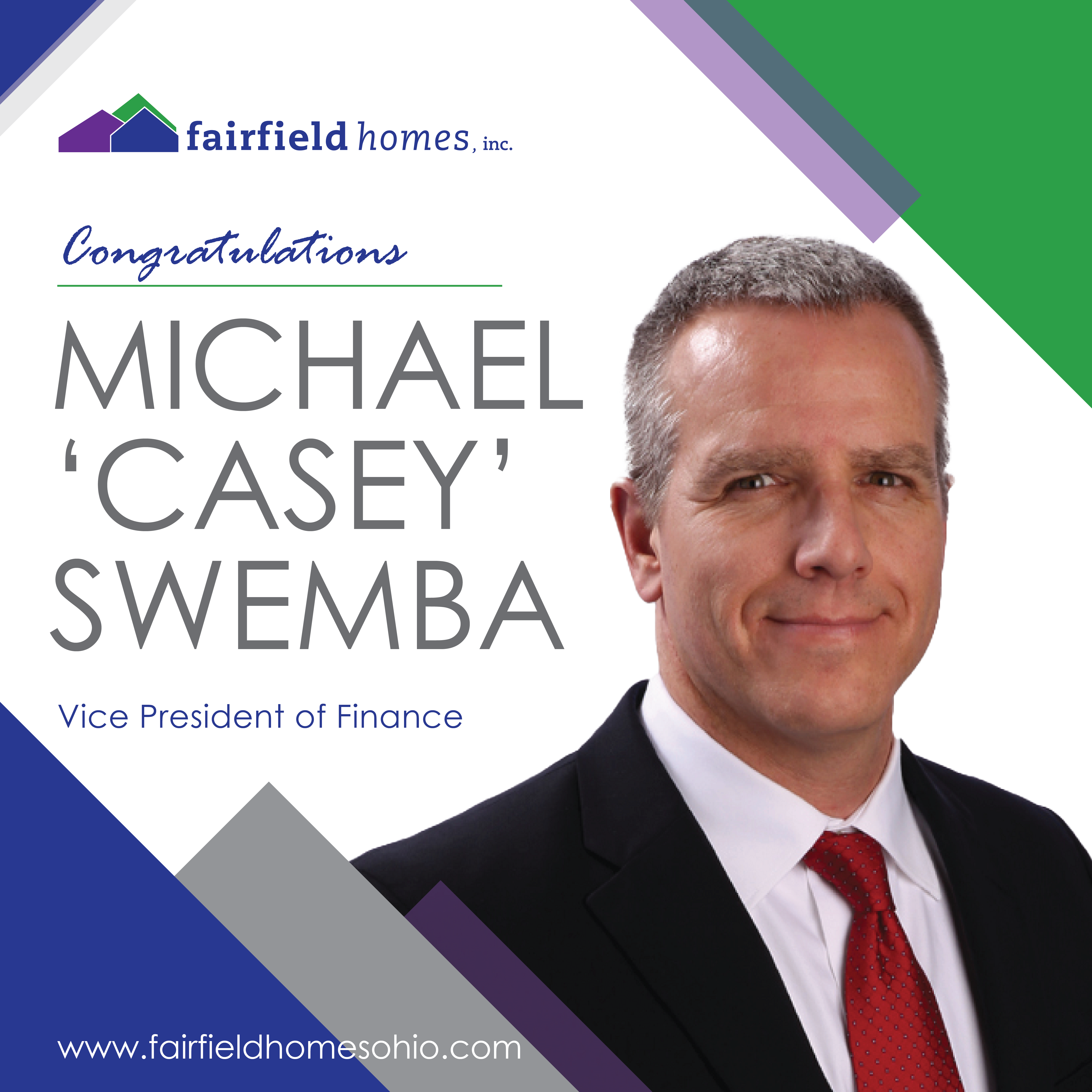 Fairfield Homes appoints new VP of Finance East Point Apartments and