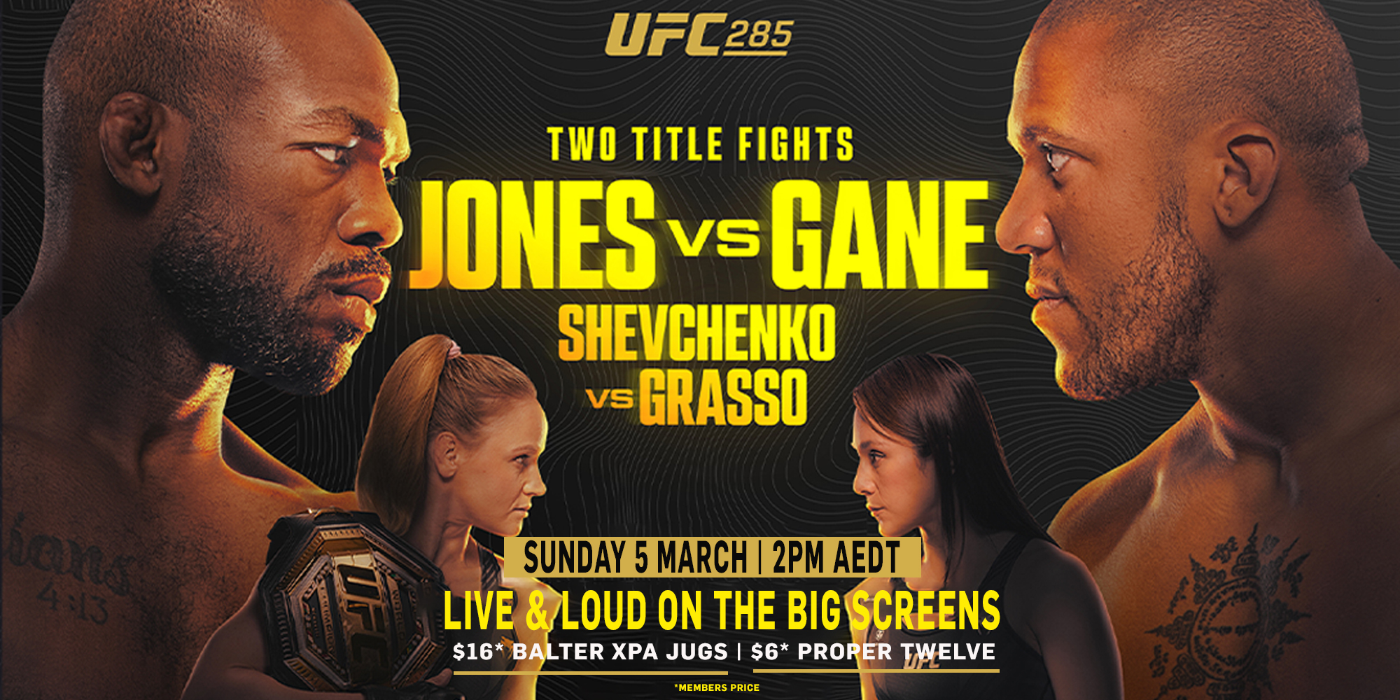 UFC 285 Easts Bondi Junction