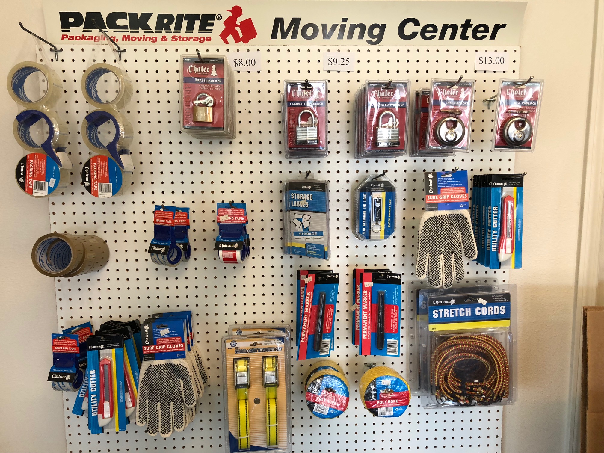 Supplies Redding CA East side road self storage