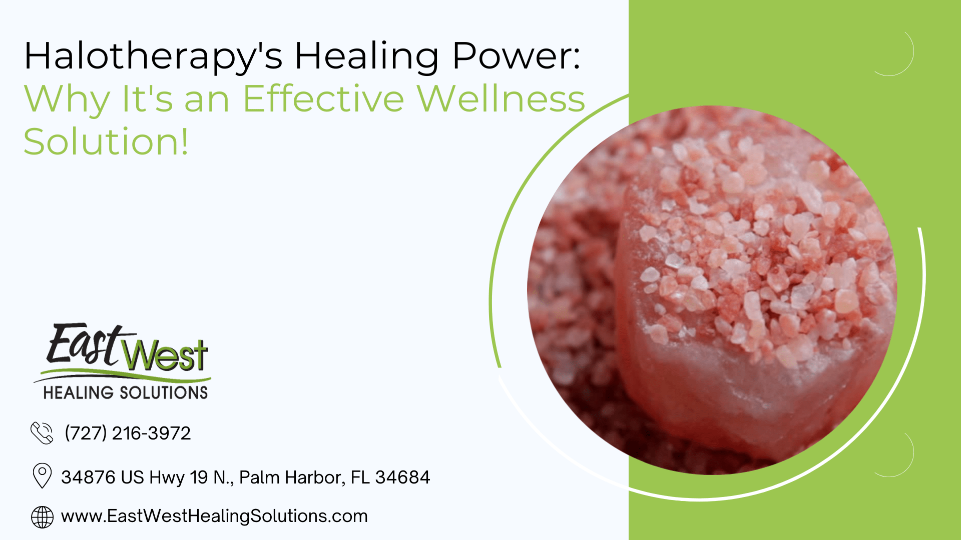 Halotherapy's Healing Power Why It's an Effective Wellness Solution