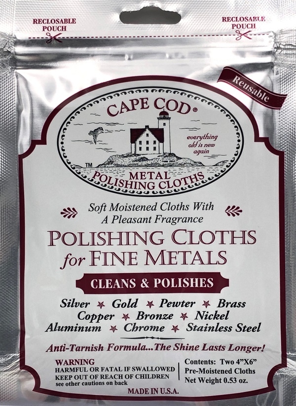 Cape Cod metal polishing cloth