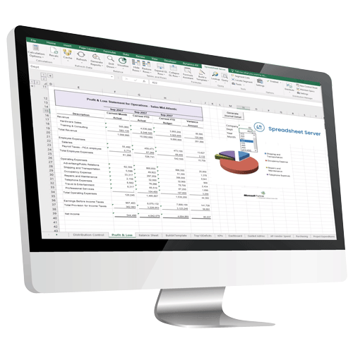Spreadsheet Server ERP Financial Reporting in Excel Eastwing Solutions