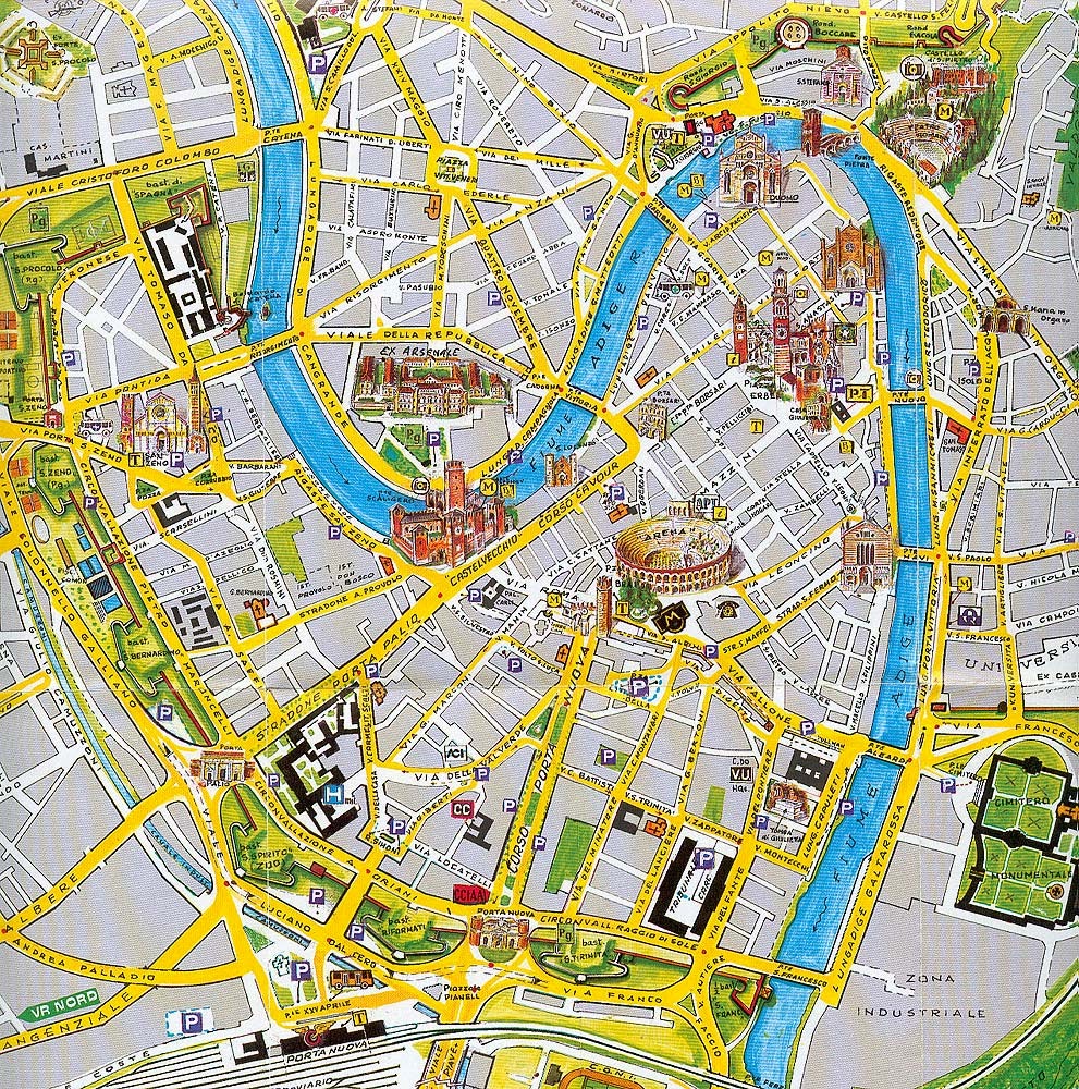 Достопримечательности Вероны. Маршрут прогулки. Легким на подъем