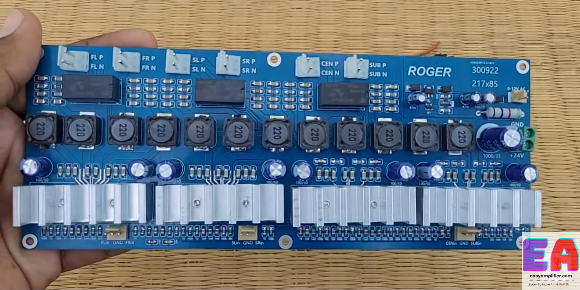TPA3116D2 400W best 5.1 Class d amplifier board Amplifier Board Making