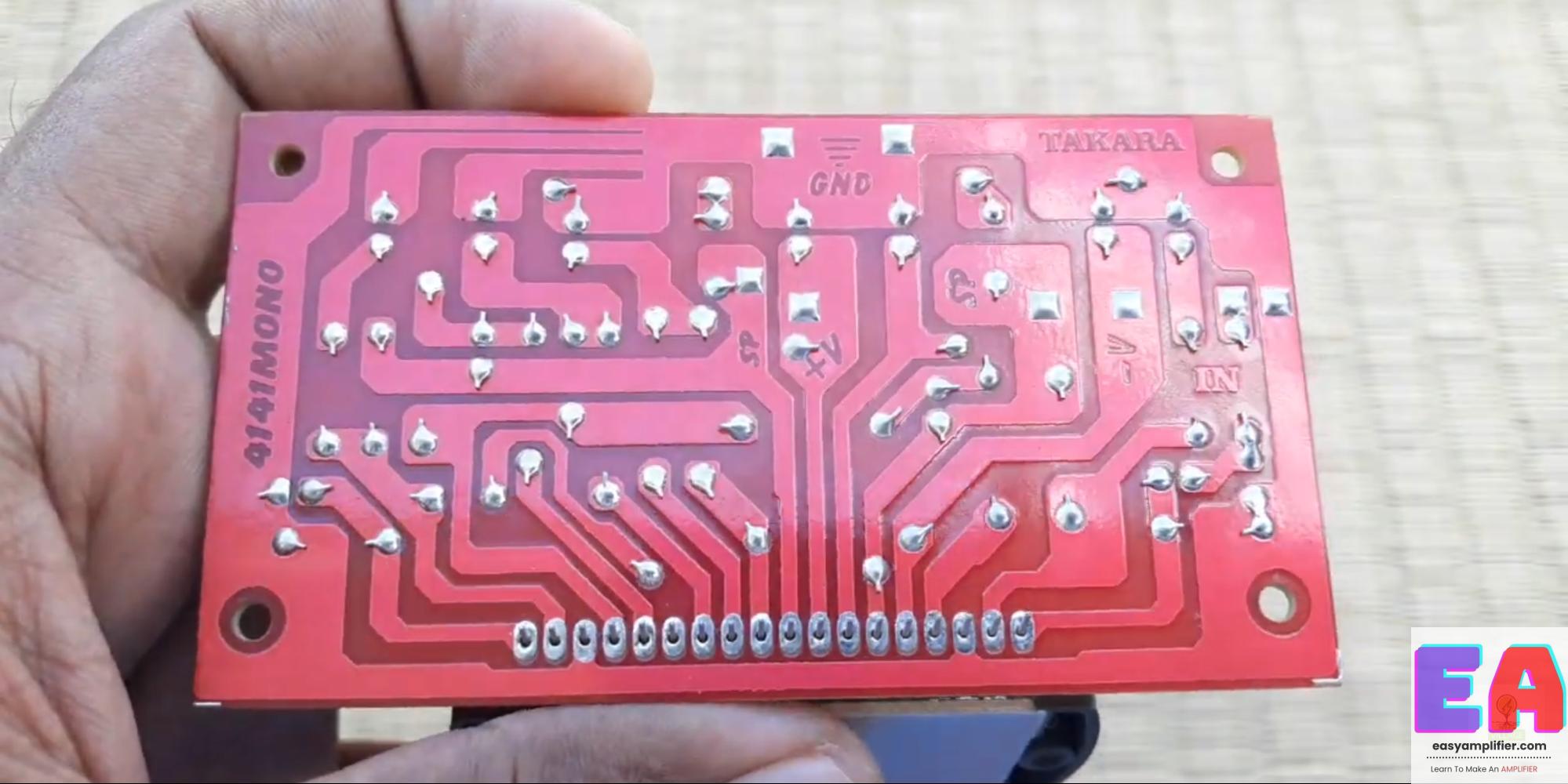 Stk4141 Ic Stereo And Mono Amplifier Board Input Output Connection