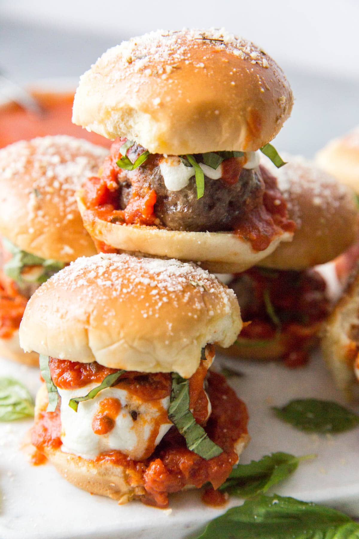 Italian Meatball Sliders Easy Appetizers