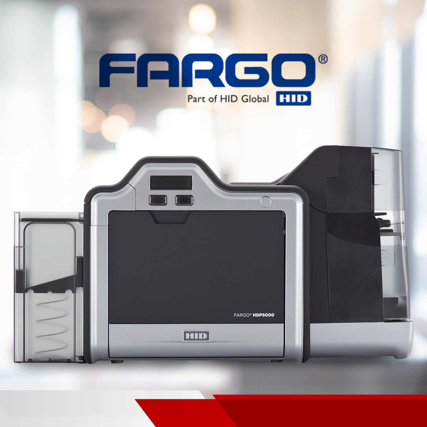 Fargo HDP5000 ID Card Printer Easy Badges
