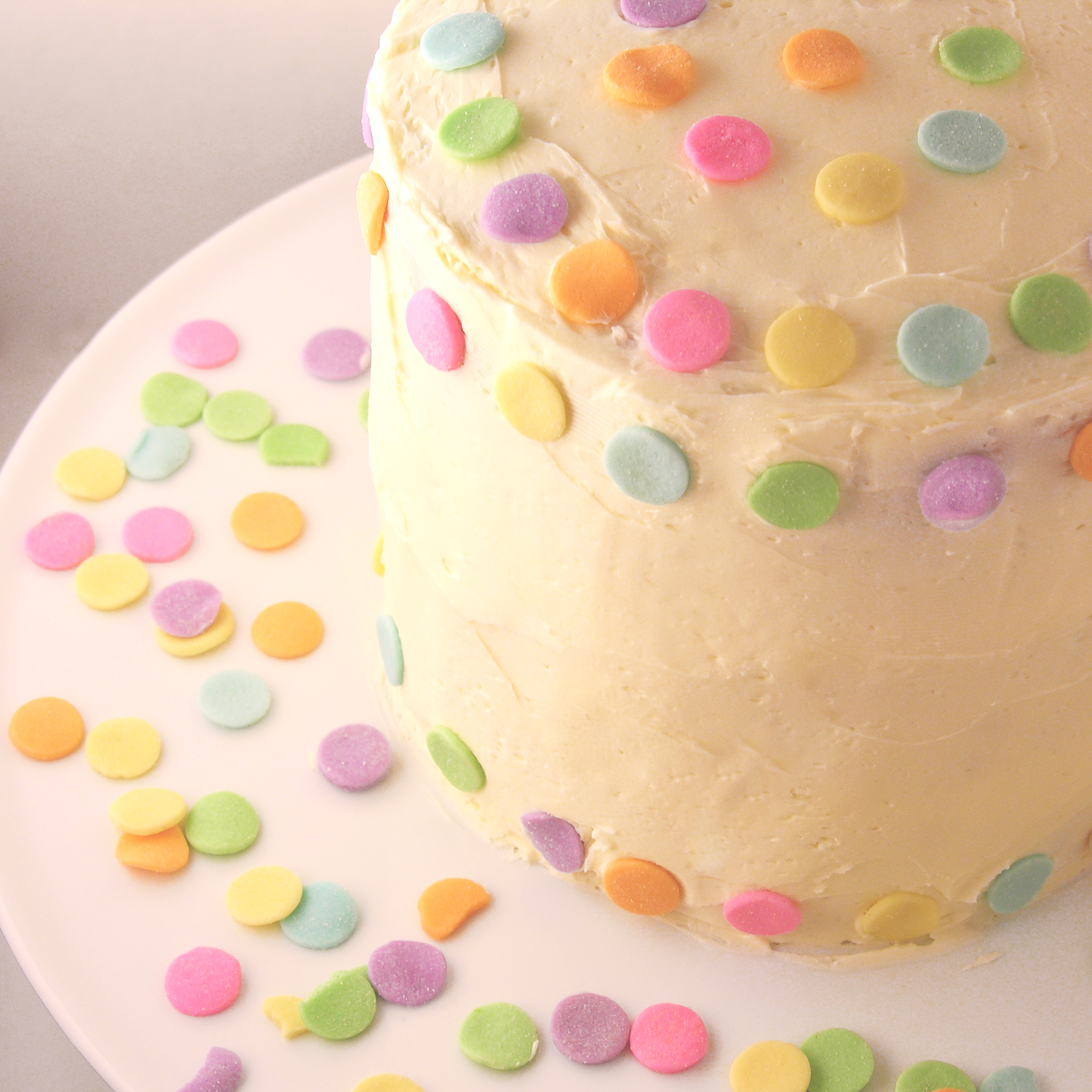 Polka Dot Cake!!! EASYBAKED