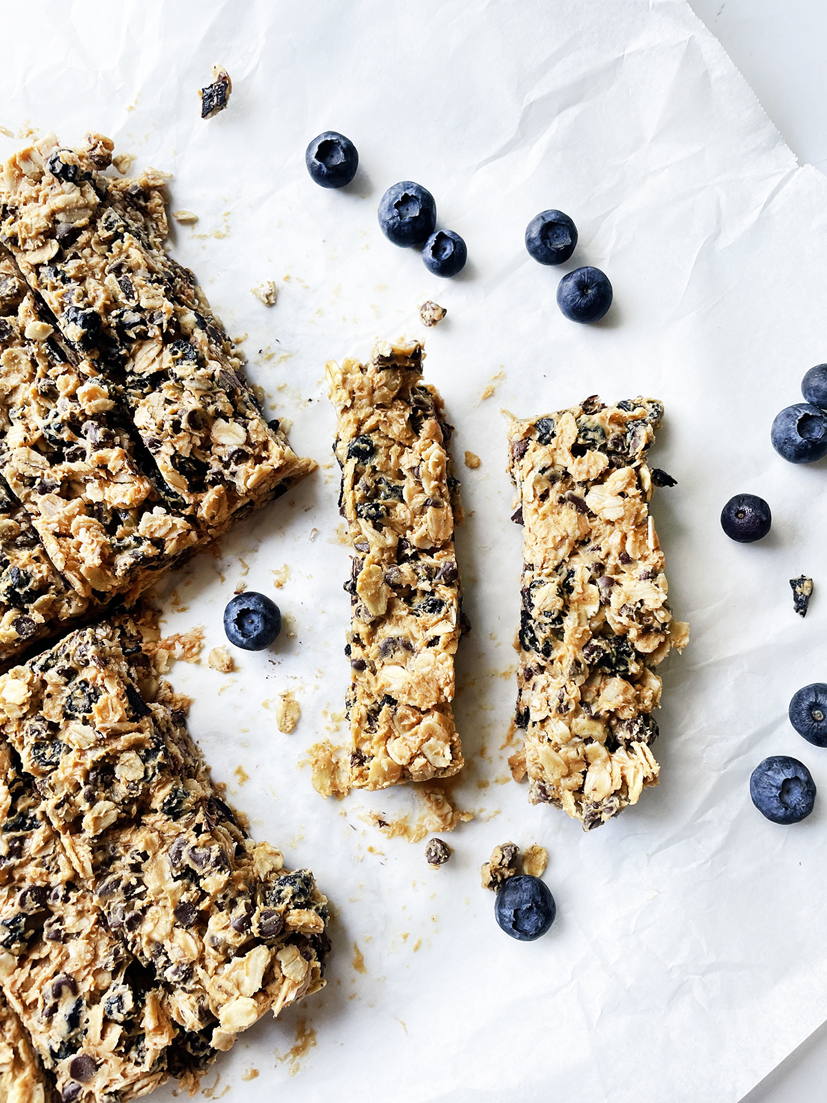 5 Ingredient Blueberry Granola Bars Recipe Easy Breakfast Ideas