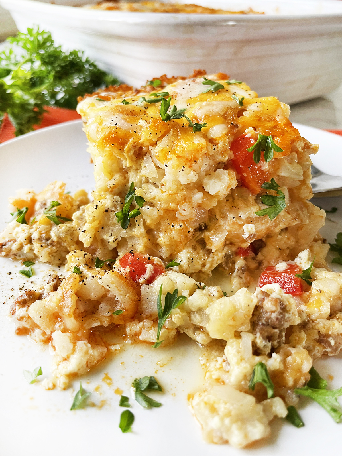 Chorizo Breakfast Casserole with Tater Tots Easy Breakfast Ideas
