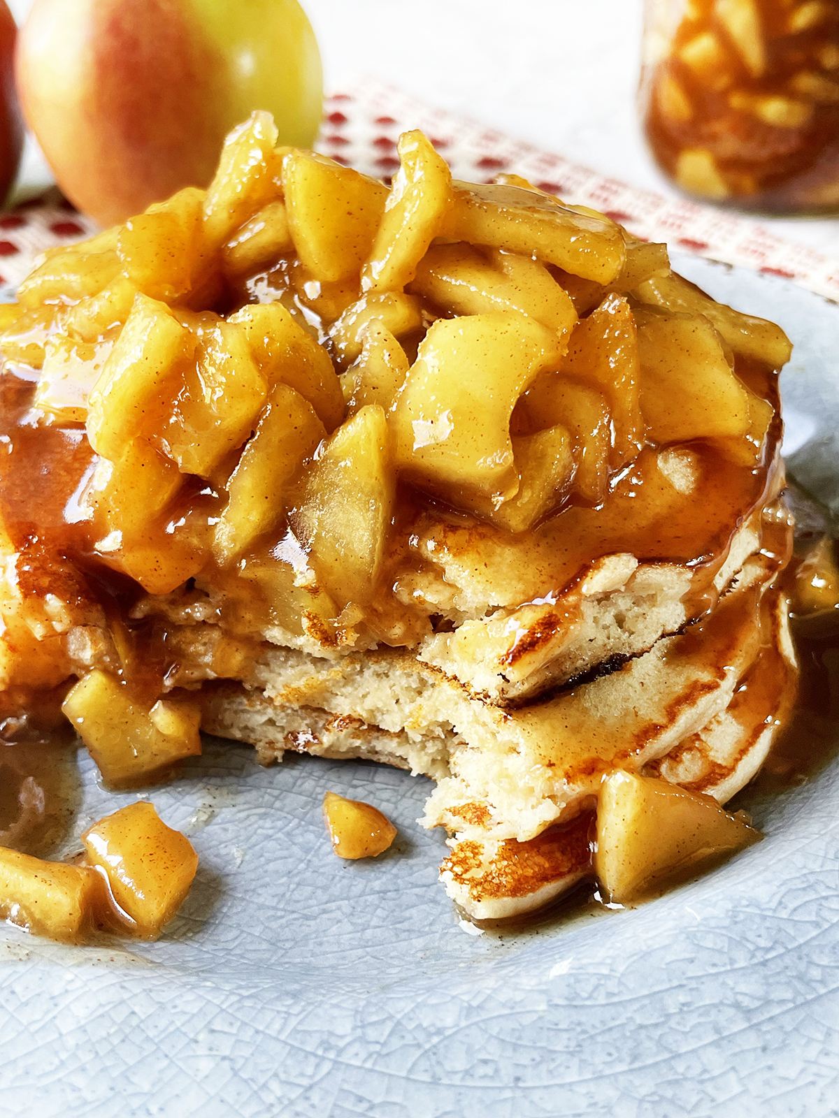 Easy Apple Topping for Pancakes Done in minutes! Easy Breakfast Ideas