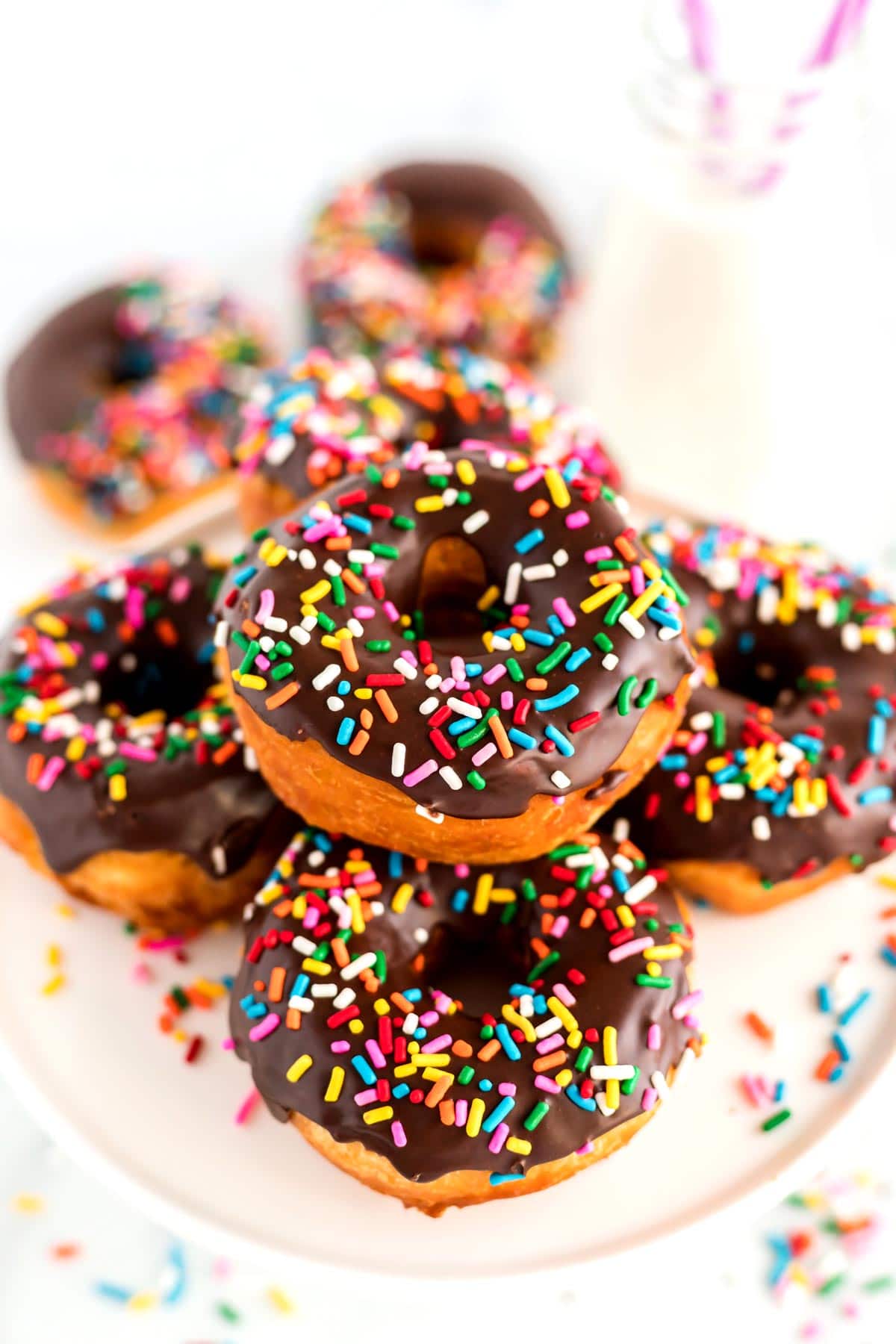Chocolate Glazed Biscuit Donuts Easy Budget Recipes