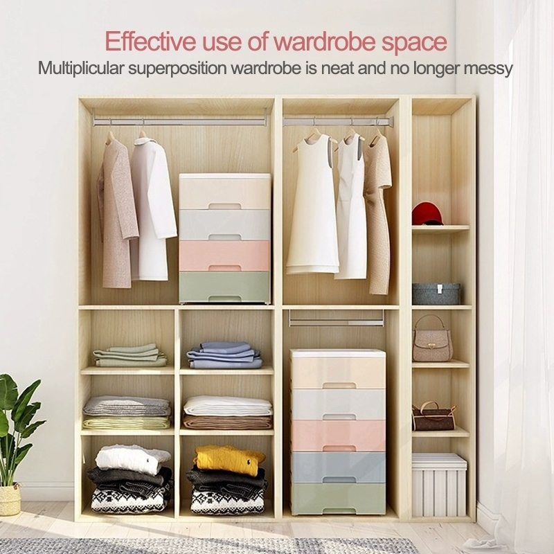 25cm 3 Layers Maracon Wide Durabox Drawer Clothes Storage