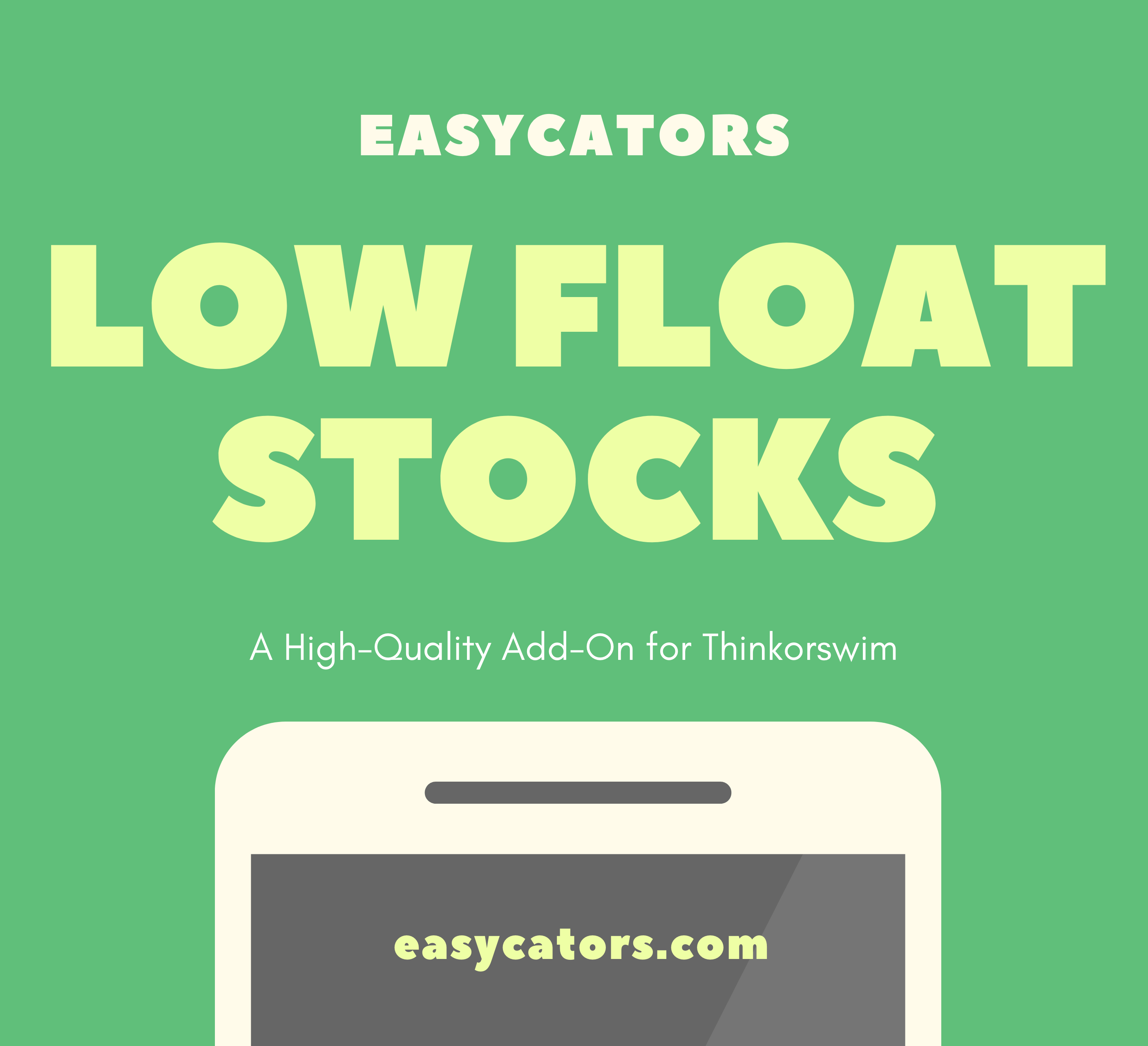 Low Float Stock Scan Lists for ThinkOrSwim Easycators Thinkorswim Downloads