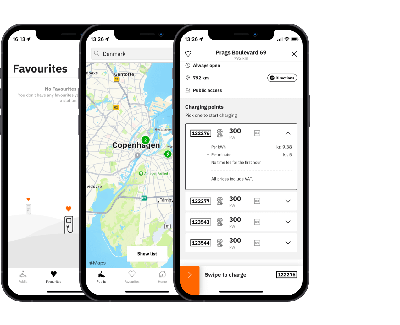 Fast and Reliable EV Charging Stations in Denmark easyCharging App