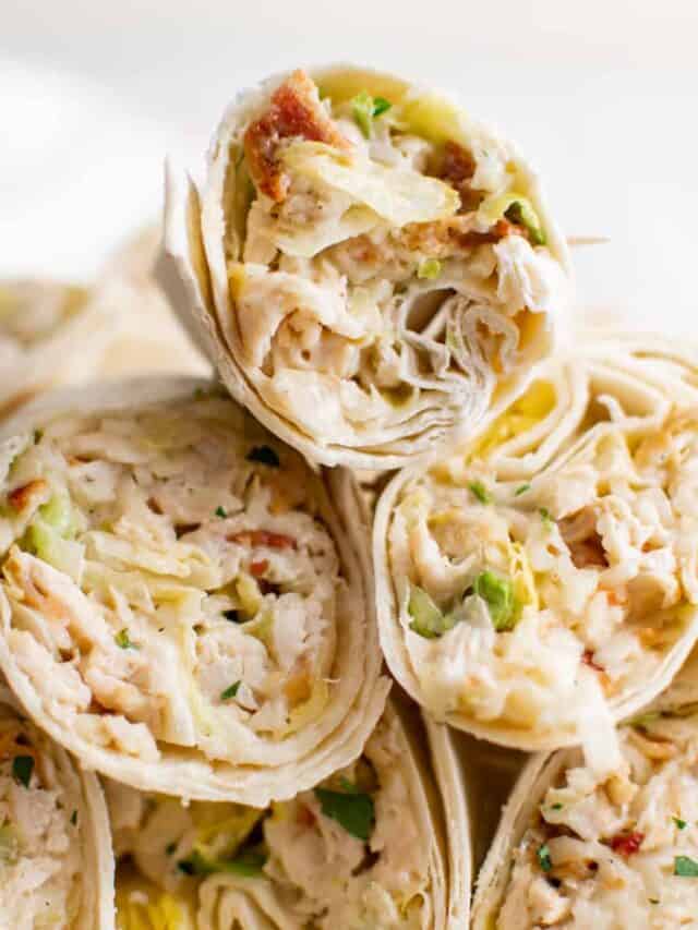 Chicken Ranch Wraps Story Easy Chicken Recipes