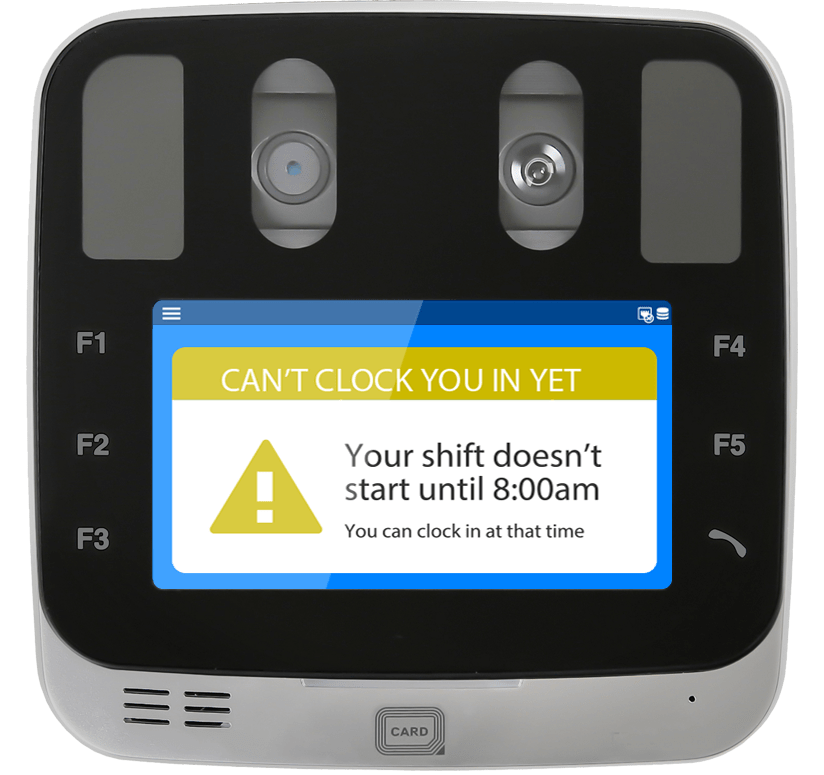 EasyClocking Xenio i1000 IRIS Scanning Time and Attendance