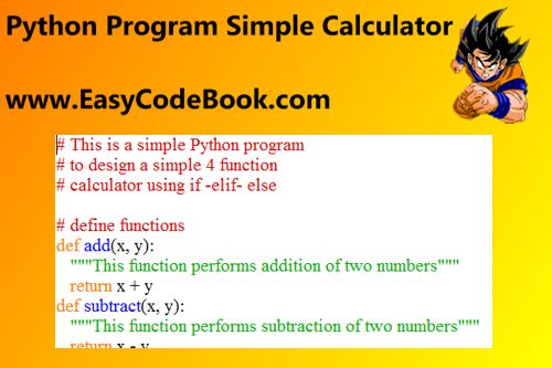 Python Simple Calculator Program