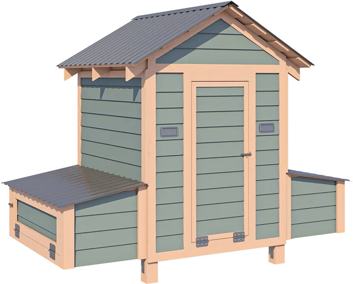 4x4 Small Chicken House Plan For 6 Chickens Easy Coops™