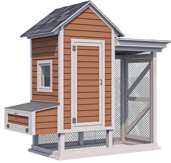 4x8 Medium Chicken Coop Plans For 10 Chickens Easy Coops™